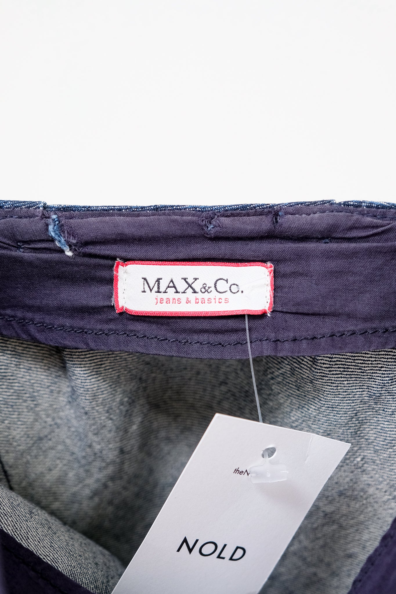 Max&Co. Деним  рокля с детайл в долната част