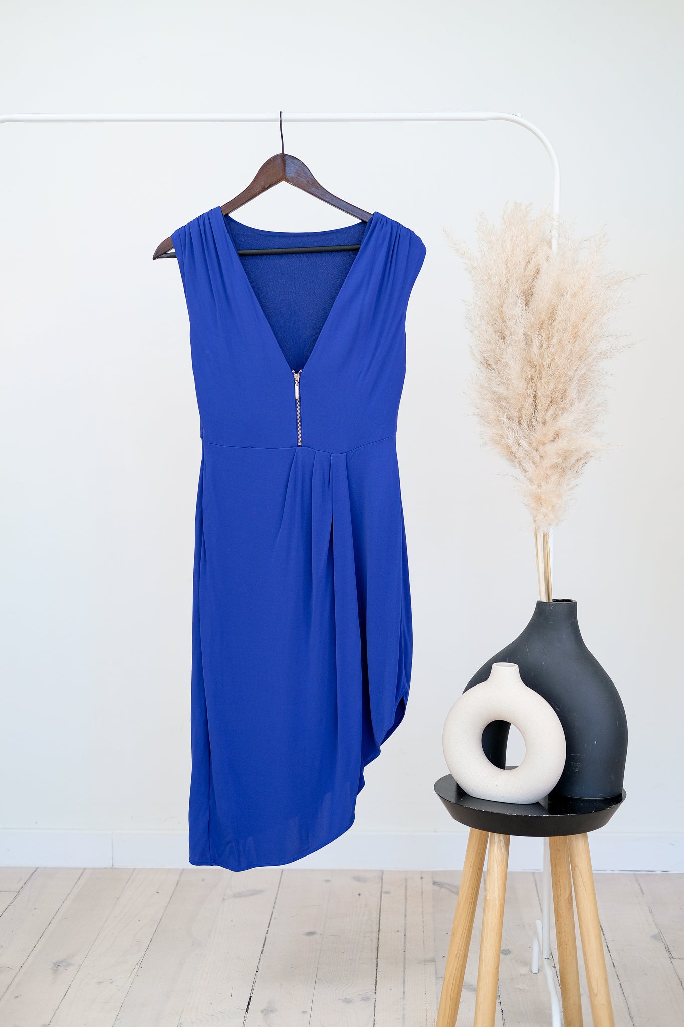 Liu Jo синя рокля с цип на гърба